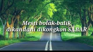 Tentang Sabar (Cocok buat story WA)