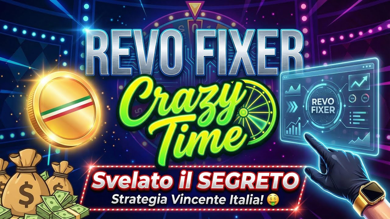 REVO FIXER | Svelato il SEGRETO per Crazy Time? Strategia Vincente Italia! 🤑