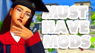 SIMS 4: ALL MUST HAVE MODS FOR DISCOVER UNIVERSITY