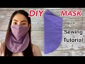 Diy Fabric Face Mask Easy At Home Sewing Tutorial | วิธีทำหน้ากากอนามัยแบบผ้าคลุมหน้าเย็บเองง่ายมาก|