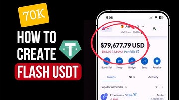 How to Create Flash USDT | TRC20 ERC20 BEP20