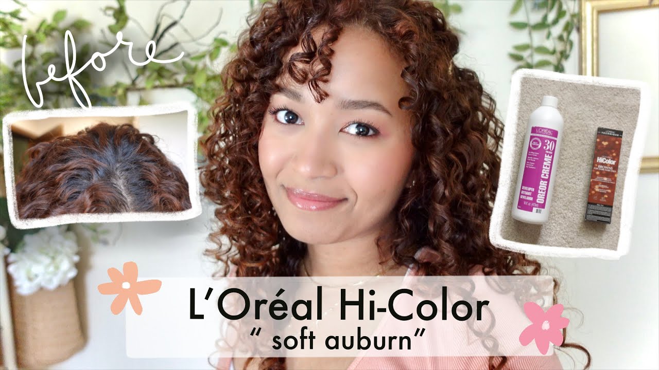 High Color "Soft Auburn"/ Root Touch Up YouTube