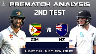 Zimbabwe Vs New Zealand 2nd Test Prediction Zim Vs Nz Dream11 Team Playing 11u0026 Pitch Report