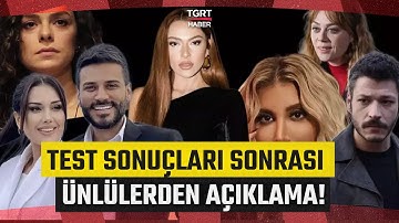 Narkotik Operasyonunda Test Sonuçları Çıktı, Ünlülerden Peş Peşe Açıklamalar Geldi - TGRT Haber