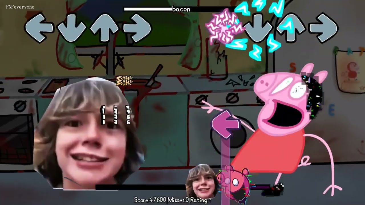 [SWAP] Мем FNF 67 All PHASES против Peppa All поет Bacon | Ремикс песни fnf 67 - Friday Night Fun...