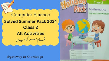 Allied School summer pack computer science class 2 full|