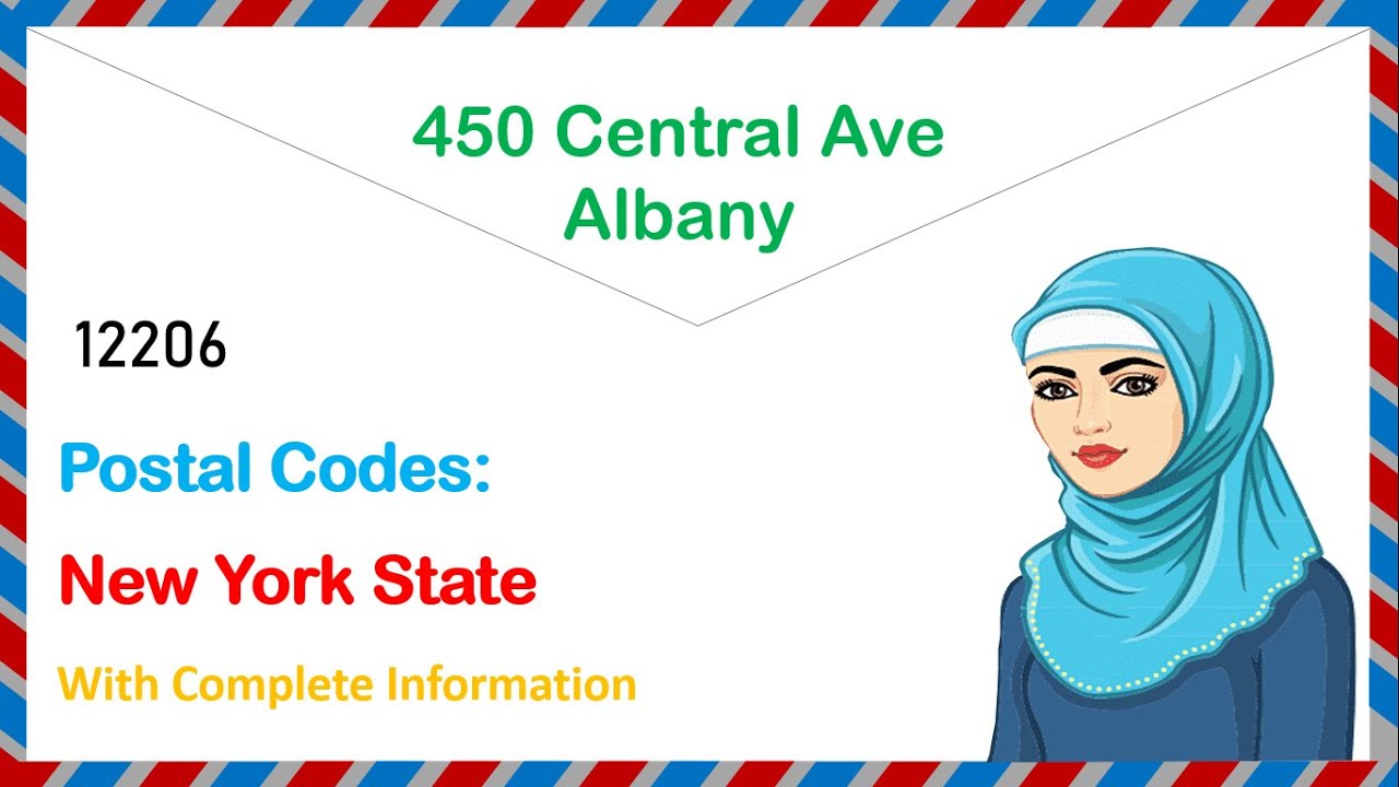 zip Code Contact No and Address Albany 450 Central Ave Zip Codes of NY State US 42.67415, -73.78196