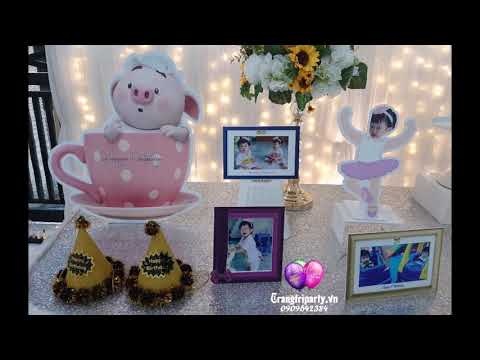 Video Trang trí buổi tiệc thôi nôi dễ thương cho bé tại nhà... - youtube