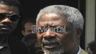 Kofi Anan vizita në Shqipëri - (20 Maj 1999)