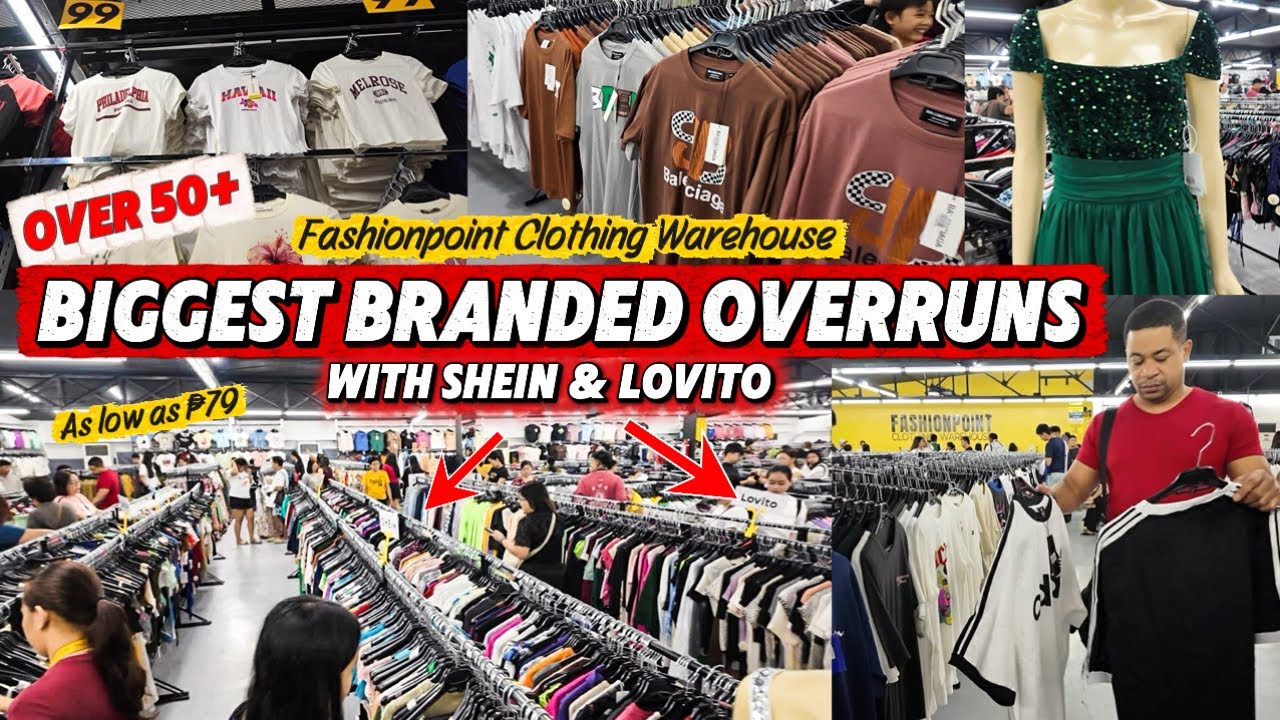 BIGGEST BRANDED OVERRUNS IN ANTIPOLO | As Low as ₱79 With Shein & Lovito | Fashionpoint