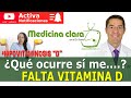 👨‍⚕️ ¿Para que SIRVE la VITAMINA D? 🤷🏽‍♂️ CARENCIA de VITAMINA D | Medicina Clara