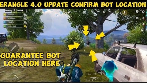 Erangel 4.0 update PUBG/BGMI New Guaranteed bot locations | 4.0 update pubg/bgmi bot location