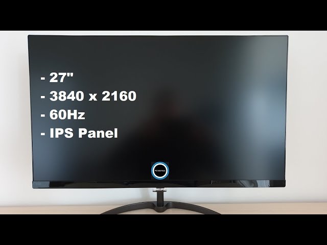 PC/タブレット ディスプレイ Philips 276E8VJSB Review - Solid Budget '4K' UHD Performer 