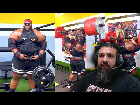 🦍La BESTIA de los hombros levanta 240KG Iron Biby