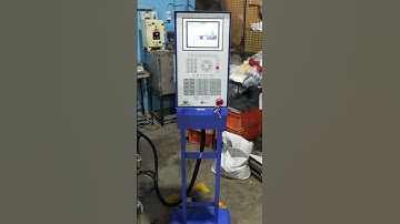 Vartical clamp with horizontal injection insert molding machine 50 tan HM - 9118 Controller