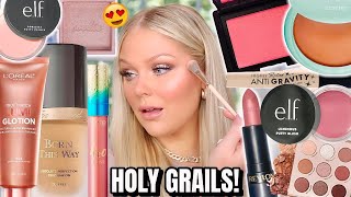 FULL FACE OF MY FAVORITE MAKEUP I WILL ALWAYS REPURCHASE 😍 *drugstore & high end HOLY GRAILS*