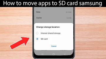 How to move apps to SD card Samsung
