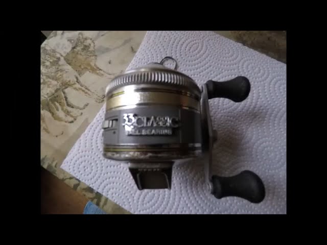 How to service and disassemble a 1984 ZEBCO 33 classic spincast fishing  reel 