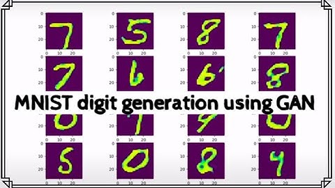 Handwritten MNIST digits generation using GAN | Using Tensorflow/Keras