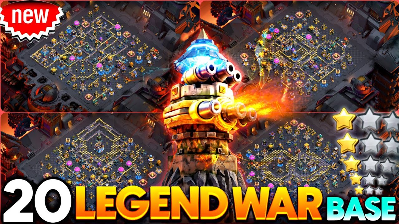 *ТОП* 20 ЛУЧШИХ БАЗ ДЛЯ ЛЕГЕНДАРНОЙ И ВОЙНЫ | БАЗЫ ПРОТИВ 2 ЗВЕЗД ДЛЯ TH18 | НОВАЯ БАЗА ЛЕГЕНДАРН...