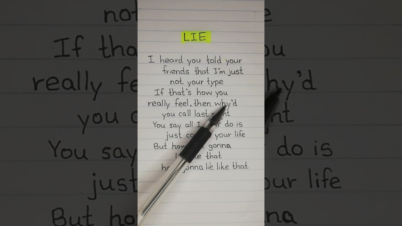 Lie Lyrics