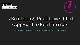 Building a Realtime Chat Application in Minutes with FeathersJS