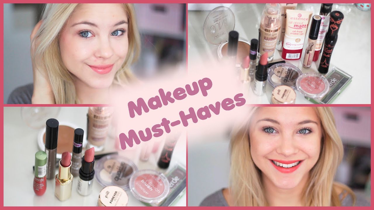 günstige DROGERIE MAKEUP MUST HAVES für SCHMINKANFÄNGER YouTube