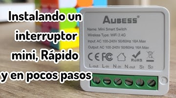 instalando interruptor mini wifi de manera rápida y en pocos pasos
