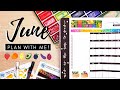 PLAN WITH ME! || June 2020 Bullet Journal Setup!