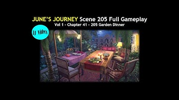 June’s Journey SCENE 205 (⭐️⭐️⭐️⭐️⭐️ star playthrough) Vol 1 - Chapter 41, Scene 205 Garden Dinner