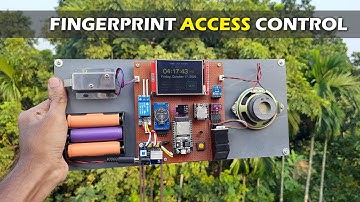 DIY Fingerprint Door Lock System with ESP32, TFT LCD, DFPlayer Mini and More