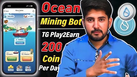 Ocean Token 2000 Daily 🔥 - Wave Ocean Wallet Telegram BOT Mining By Sui Without Investment 2024 🚀