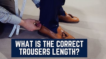 What is the perfect trouser length?