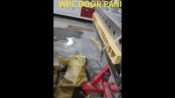 Extrusion machines for WPC door panel