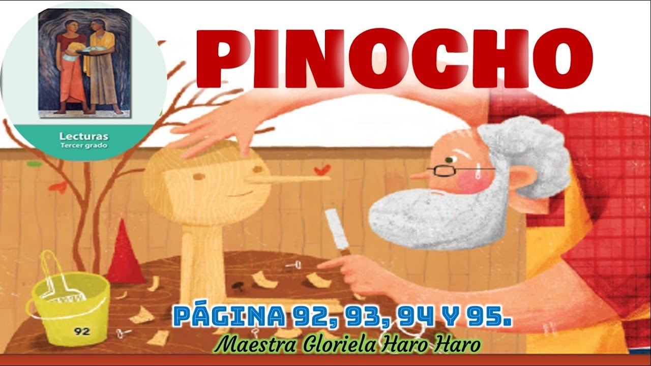 Pinocho- Libro español lecturas tercer grado - YouTube