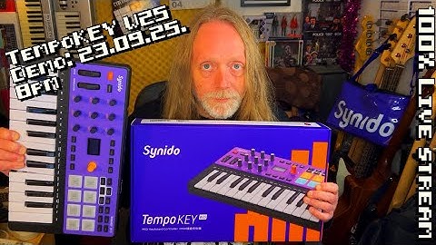 Synido TempoKEY W25 - Bluetooth Midi Controller Demo