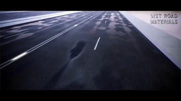Unity Asset Store Pack - Wet Road Materials (Download link below)