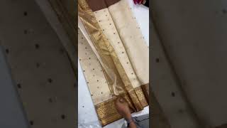 Saree Code - Ab348 Pure Chanderi Katan Silk Saree Chanderi Handloom Saree Order 919406974434