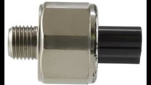 How to change the knock sensor on a 2006 Honda CRV Real Time 4WD