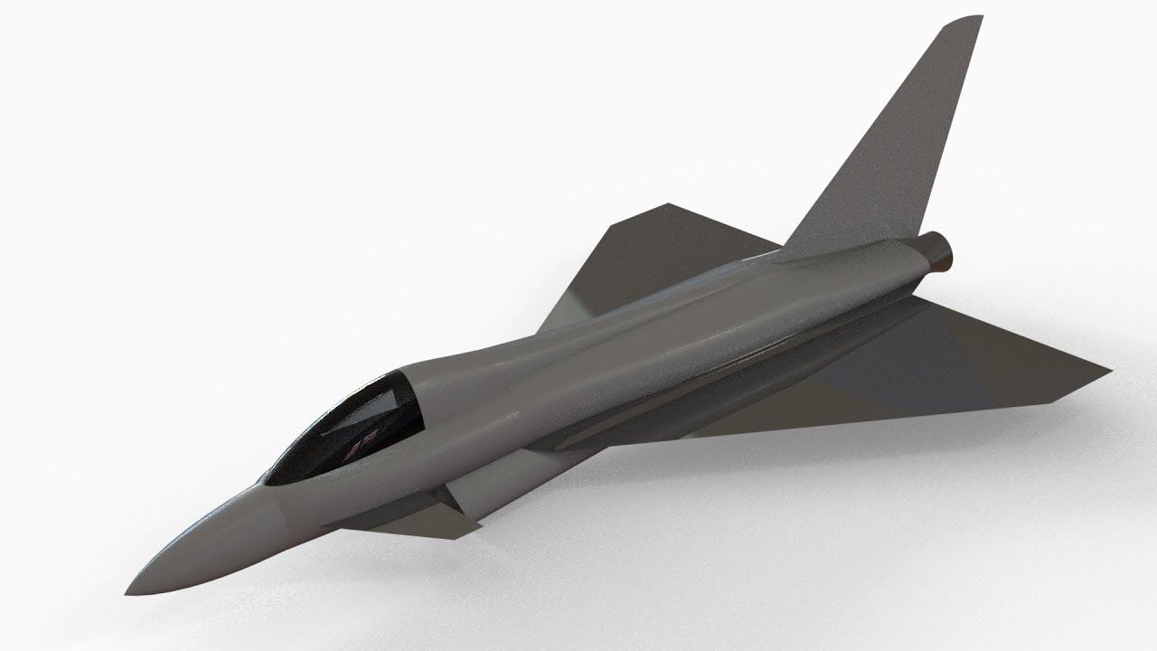 DESIGN 250」How to model Fighter Aircraft | Solidworks