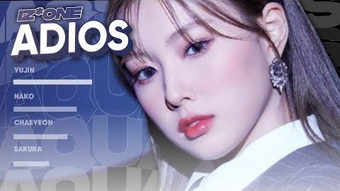 [HOW WOULD] IZ*ONE - ADIOS BY EVERGLOW // LINE DISTRIBUTION