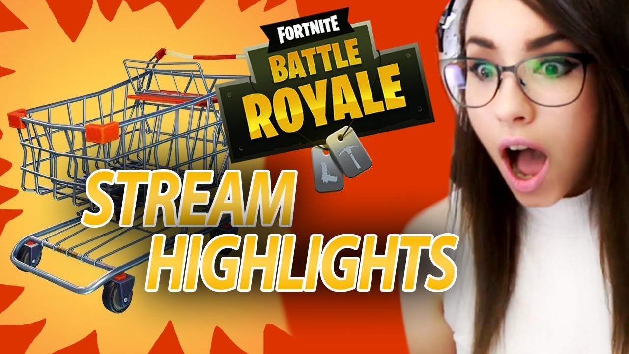 SHOPPING CART JUMP FAILS!!! Fortnite Battle Royale Funny Moments! YouTube