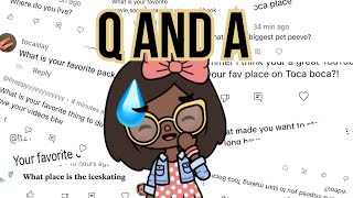 Q and A 💖🥥 3.5k special 💖🥥 Toca Shimmer