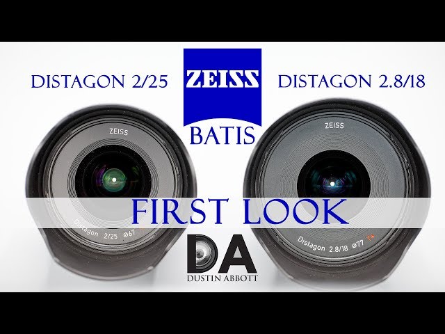 Zeiss Batis 18mm f/2.8 & 25mm f/2: First Look | 4K - YouTube