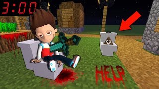 WHAT HAPPENED TO RYDER PAW PATROL AT 3AM TOILET ICE SCREAM SECRET BASE MINECRAFT Hello Neighbor Mod screenshot 4