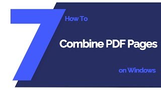 how to combine pdf pages on windows | pdfelement 7