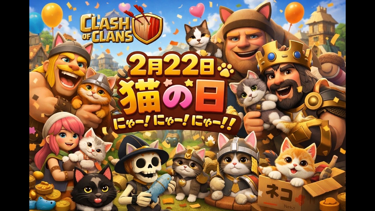 HIGETUBE　クラッシュオブクラン配信　にゃーにゃーにゃーの日