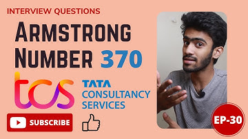 Infosys - TCS Interview Question | Armstrong Number | Daily Dose -30 | Tamil | code io