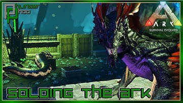 BUILDING A REMOTE BASE NEXT TO THE RED ZONE! Soloing the Ark S5E172