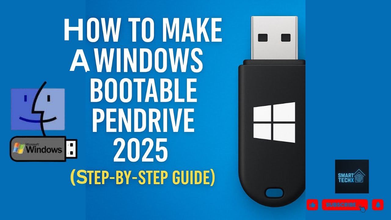🔧 How to Make a Windows Bootable Pendrive 2025 (Step-by-Step Guide)